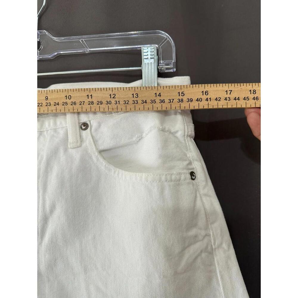 Polo Ralph Lauren Crosby Shorts – White Denim, Size 28, Frayed Hem, Authentic RL - Picture 3 of 9